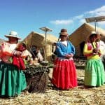 abitanti dell'isola degli Uros